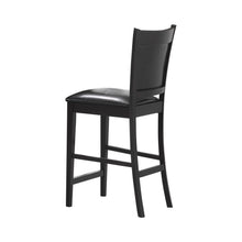 Load image into Gallery viewer, Jaden Upholstered Counter Height Stools Black and Espresso (Set of 2)