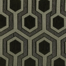 Load image into Gallery viewer, Jansen Hexagon Patterned Accent Chair Grey and Black