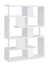 Load image into Gallery viewer, Hoover 5-tier Bookcase White and Chrome