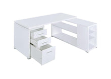 Load image into Gallery viewer, Yvette L-shape Office Desk White