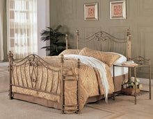 Load image into Gallery viewer, Sydney Eastern King &amp; Queen Bed Antique Brushed Gold