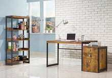 Load image into Gallery viewer, Estrella Writing Desk Antique Nutmeg and Gunmetal