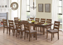 Load image into Gallery viewer, Alston Ladder Back Dining Side Chairs Knotty Nutmeg and Grey (Set of 2)