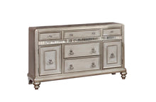 Load image into Gallery viewer, Bling Game 5-drawer Dining Server Metallic Platinum