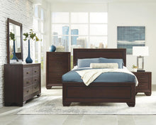 Load image into Gallery viewer, Kauffman California King, Eastren King, &amp; Queen Panel Bed Dark Cocoa
