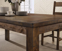 Load image into Gallery viewer, Coleman Rectangular Dining Table Rustic Golden Brown