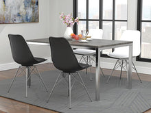 Load image into Gallery viewer, Juniper Armless Dining Chairs White and Chrome (Set of 2)