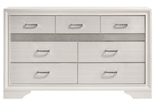 Load image into Gallery viewer, Miranda 7-drawer Dresser White and Rhinestone