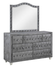 Load image into Gallery viewer, Deanna 7-drawer Rectangular Dresser Grey