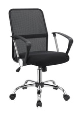 Load image into Gallery viewer, Gerta Office Chair with Mesh Backrest Black and Chrome