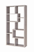 Load image into Gallery viewer, Theo 10-shelf Bookcase Grey Driftwood