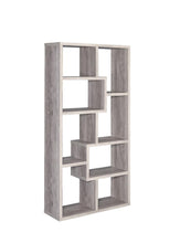 Load image into Gallery viewer, Theo 10-shelf Bookcase Grey Driftwood