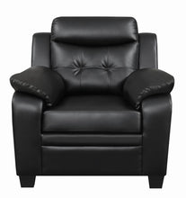 Load image into Gallery viewer, Finley Tufted Upholstered Chair Black