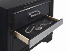 Load image into Gallery viewer, Miranda 2-drawer Nightstand Tray Black