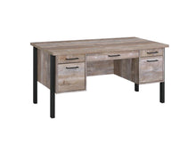 Load image into Gallery viewer, Samson 4-drawer Office Desk Weathered Oak