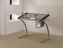 Load image into Gallery viewer, Melo 3-Drawer Drafting Desk Champagne