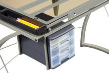 Load image into Gallery viewer, Melo 3-Drawer Drafting Desk Champagne