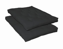Load image into Gallery viewer, 9&quot; Deluxe Innerspring Futon Pad Black