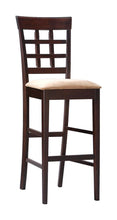 Load image into Gallery viewer, Gabriel Upholstered Counter Height Stools Cappuccino and Beige (Set of 2)