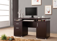 Load image into Gallery viewer, Tracy 2-drawer Computer Desk Cappuccino