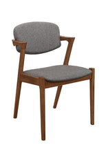 Load image into Gallery viewer, Malone Dining Side Chairs Grey and Dark Walnut (Set of 2)