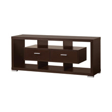 Load image into Gallery viewer, Darien 2-drawer Rectangular TV Console Cappuccino