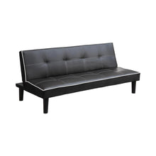 Load image into Gallery viewer, Katrina Tufted Upholstered Sofa Bed Black