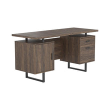 Load image into Gallery viewer, Lawtey Floating Top Office Desk Weathered Grey
