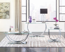 Load image into Gallery viewer, Danville U-shaped Sofa Table Chrome