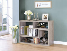 Load image into Gallery viewer, Velma Convertable Bookcase and TV Console Grey Driftwood