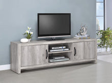 Load image into Gallery viewer, Burke 2-drawer TV Console Grey Driftwood