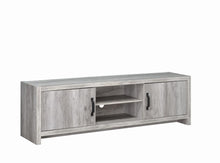 Load image into Gallery viewer, Burke 2-door TV Console Grey Driftwood