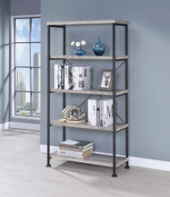 Load image into Gallery viewer, Analiese 4-shelf Open Bookcase Grey Driftwood