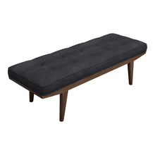 Load image into Gallery viewer, Wilson Upholstered Tufted Bench Taupe and Natural