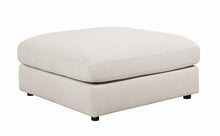 Load image into Gallery viewer, Serene Upholstered Rectangular Ottoman Beige