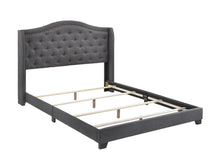 Load image into Gallery viewer, Tamarac Upholstered Nailhead Full, Eastern King &amp; Queen Bed Beige &amp; Grey