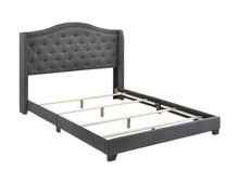 Load image into Gallery viewer, Tamarac Upholstered Nailhead Full, Eastern King &amp; Queen Bed Beige &amp; Grey