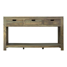 Load image into Gallery viewer, Esther 3-drawer Storage Console Table Natural Sheesham