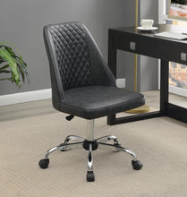 Load image into Gallery viewer, Althea Upholstered Tufted Back Office Chair Grey and Chrome