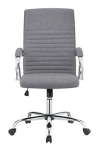 Load image into Gallery viewer, Abisko Upholstered Office Chair with Casters Grey and Chrome