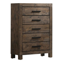 Load image into Gallery viewer, Woodmont 5-drawer Chest Rustic Golden Brown