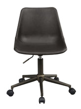 Load image into Gallery viewer, Carnell Adjustable Height Office Chair with Casters Brown and Rustic Taupe