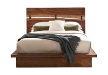 Load image into Gallery viewer, Winslow California King, E.King &amp; Queen Bed Smokey Walnut and Coffee Bean