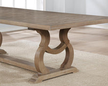Load image into Gallery viewer, Brockway Trestle Dining Table Barley Brown
