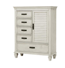 Load image into Gallery viewer, Franco 5-drawer Door Chest Antique White
