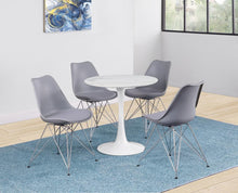 Load image into Gallery viewer, Arkell 30-inch Round Pedestal Dining Table White