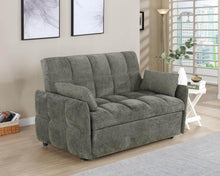 Load image into Gallery viewer, Cotswold Tufted Cushion Sleeper Sofa Bed Dark Grey