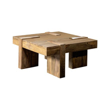 Load image into Gallery viewer, Samira Wooden Square Coffee Table Natural Sheesham