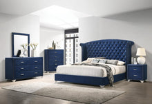Load image into Gallery viewer, Melody 2-drawer Upholstered Nightstand Pacific Blue