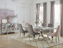 Load image into Gallery viewer, Antoine Upholstered Demi Arm Dining Side Chairs (Set of 2)